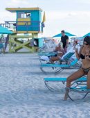 Claudia Romani Booty in Bikini in a Photoshoot in South Beach