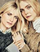 Elle Fanning and Melanie Laurent in Madame Figaro Photoshoot - October 2018