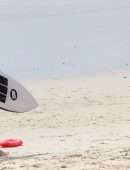 Elsa Pataky in Swimsuit With her Husband at Beach in Byron Bay, Australia