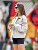 Emily Ratajkowski Leggy, Out and About in NYC