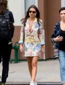 Emily Ratajkowski Leggy Out in New York