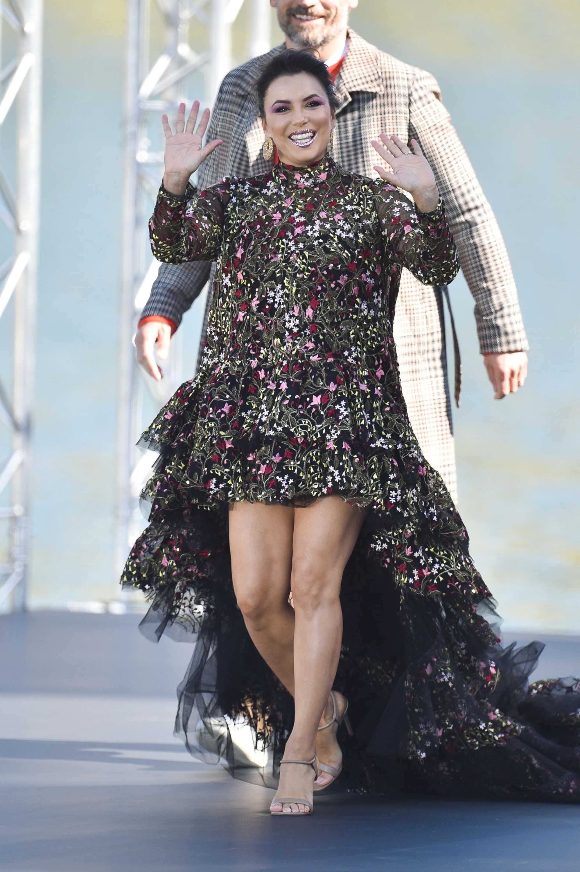 Eva Longoria at L'Oreal Show at Paris Fashion Week