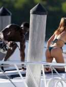 Farrah Abraham Booty, Getting Friendly with her Trainer on a Yacht in Miami