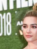 Florence Pugh at the Premiere of "The Little Drummer Girl" at 62nd BFI London Film Festival