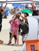 Gigi Hadid Booty, Photoshoot Candids in Rio de Janeiro