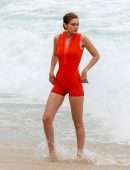 Gigi Hadid Photoshoot at the Beach of Ipanema in Rio, Brazil