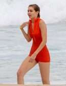 Gigi Hadid Photoshoot at the Beach of Ipanema in Rio, Brazil