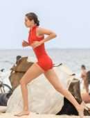 Gigi Hadid Photoshoot at the Beach of Ipanema in Rio, Brazil
