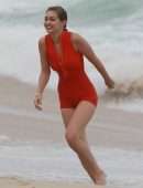 Gigi Hadid Photoshoot at the Beach of Ipanema in Rio, Brazil