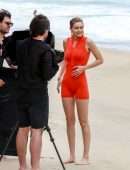 Gigi Hadid Photoshoot at the Beach of Ipanema in Rio, Brazil