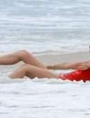 Gigi Hadid Photoshoot at the Beach of Ipanema in Rio, Brazil