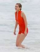 Gigi Hadid Photoshoot at the Beach of Ipanema in Rio, Brazil