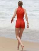 Gigi Hadid Photoshoot at the Beach of Ipanema in Rio, Brazil