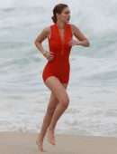Gigi Hadid Photoshoot at the Beach of Ipanema in Rio, Brazil
