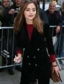Jenna Louise Coleman Outside BBC Radio Two Studios in London