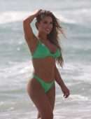 Jessie James Decker in Bikini Filming a Commercial on Miami Beach