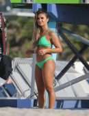 Jessie James Decker in Bikini Filming a Commercial on Miami Beach