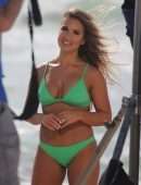 Jessie James Decker in Bikini Filming a Commercial on Miami Beach