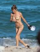 Katie Cassidy Booty in Bikini on the Beach in Miami