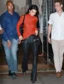 Kendall Jenner in See-Through Going to Bella Hadid's Birthday Party in NYC