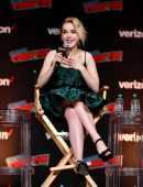 Kiernan Shipka at Netflix and Chills Panel at New York Comic Con 2018