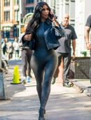 Kim Kardashian Booty in Tights, Out in Tribeca