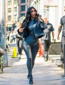 Kim Kardashian Booty in Tights, Out in Tribeca