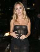 Kimberley Garner in See-Through at International Day of the Girl Gala in London