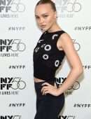 Lily-Rose Depp at the Screening of "A Faithful Man" at the 56th New York Film Festival