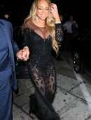 Mariah Carey at Craig’s Restaurant in West Hollywood