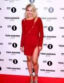 Mollie King Leggy at BBC Radio 1 Teen Awards in London