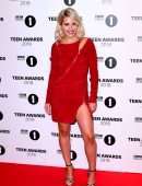 Mollie King Leggy at BBC Radio 1 Teen Awards in London