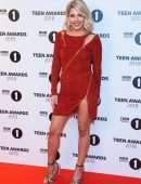Mollie King Leggy at BBC Radio 1 Teen Awards in London