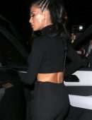 Nicole Scherzinger Outside Catch in West Hollywood