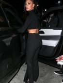 Nicole Scherzinger Outside Catch in West Hollywood