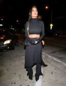 Nicole Scherzinger Outside Catch in West Hollywood