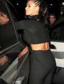Nicole Scherzinger Outside Catch in West Hollywood