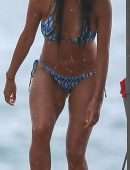 Nicole Scherzinger in Bikini at a Beach in Hawaii