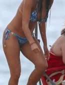 Nicole Scherzinger in Bikini at a Beach in Hawaii