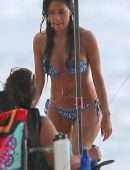Nicole Scherzinger in Bikini at a Beach in Hawaii