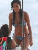 Nicole Scherzinger in Bikini at a Beach in Hawaii