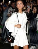 Nina Dobrev Outside the Louis Vuitton Show at Paris Fashion Week