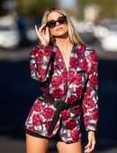 Rachel McCord on Set for a Photoshoot in LA