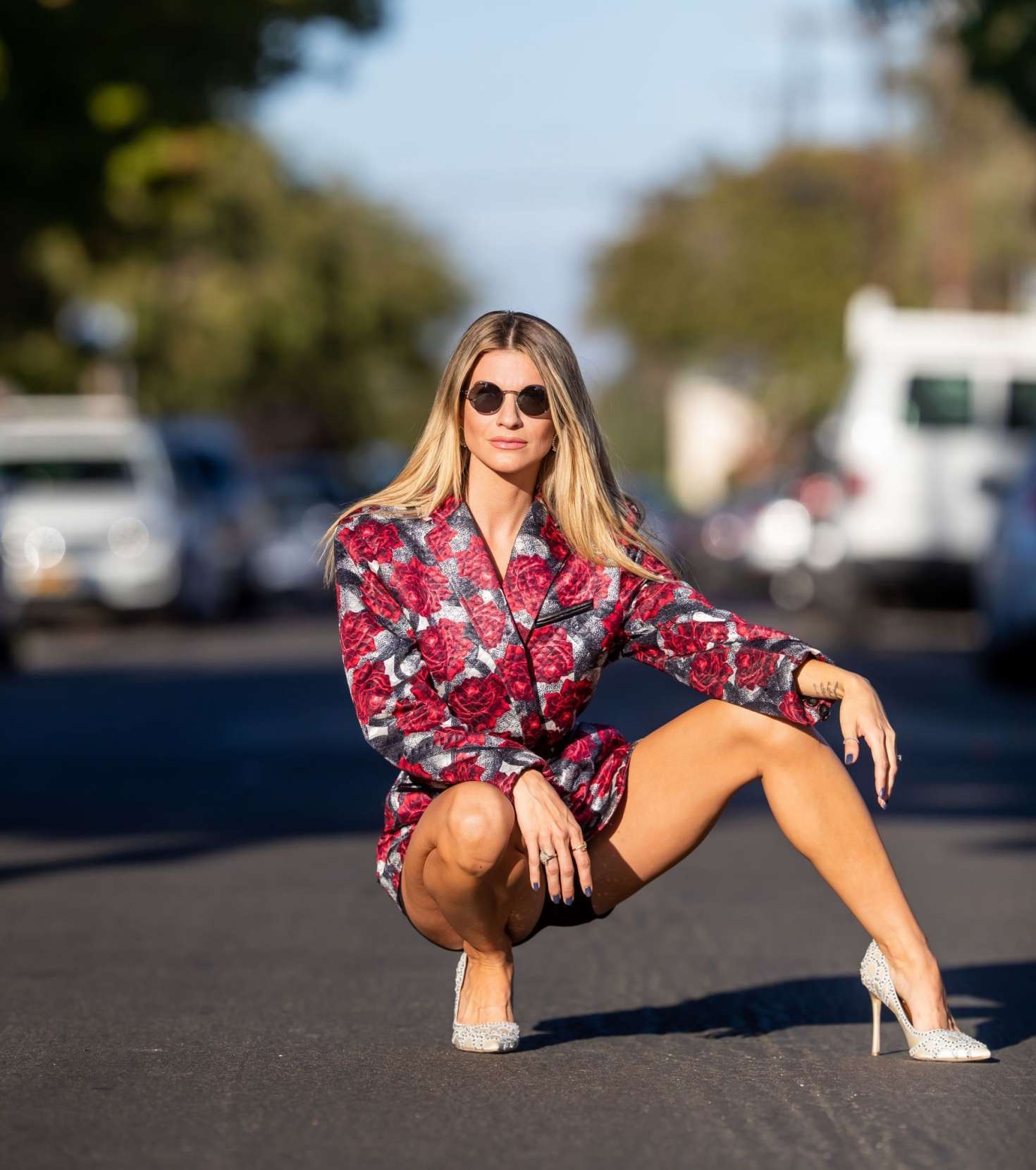 Rachel McCord on Set for a Photoshoot in LA