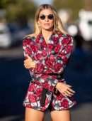 Rachel McCord on Set for a Photoshoot in LA
