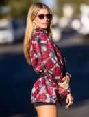 Rachel McCord on Set for a Photoshoot in LA