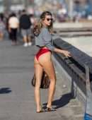 Rachel McCord – Voir Eyewear Swimsut Photoshoot in Santa Monica