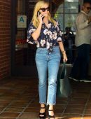 Reese Witherspoon Leaving Tender Greens in Westwood and Jogging in Santa Monica