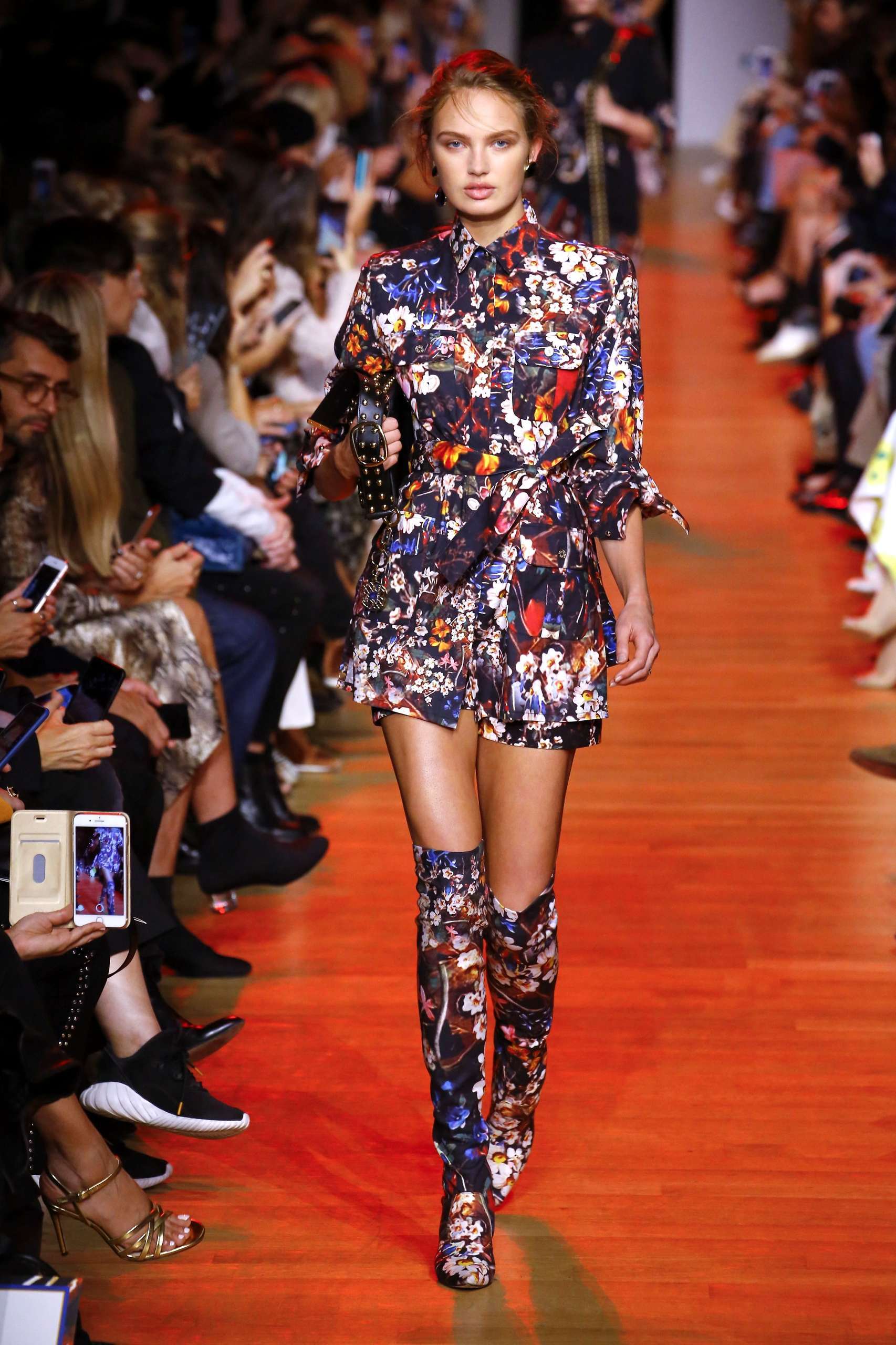 Romee Strijd at Elie Saab Show Runway Spring Summer 2019 at Paris Fashion Week