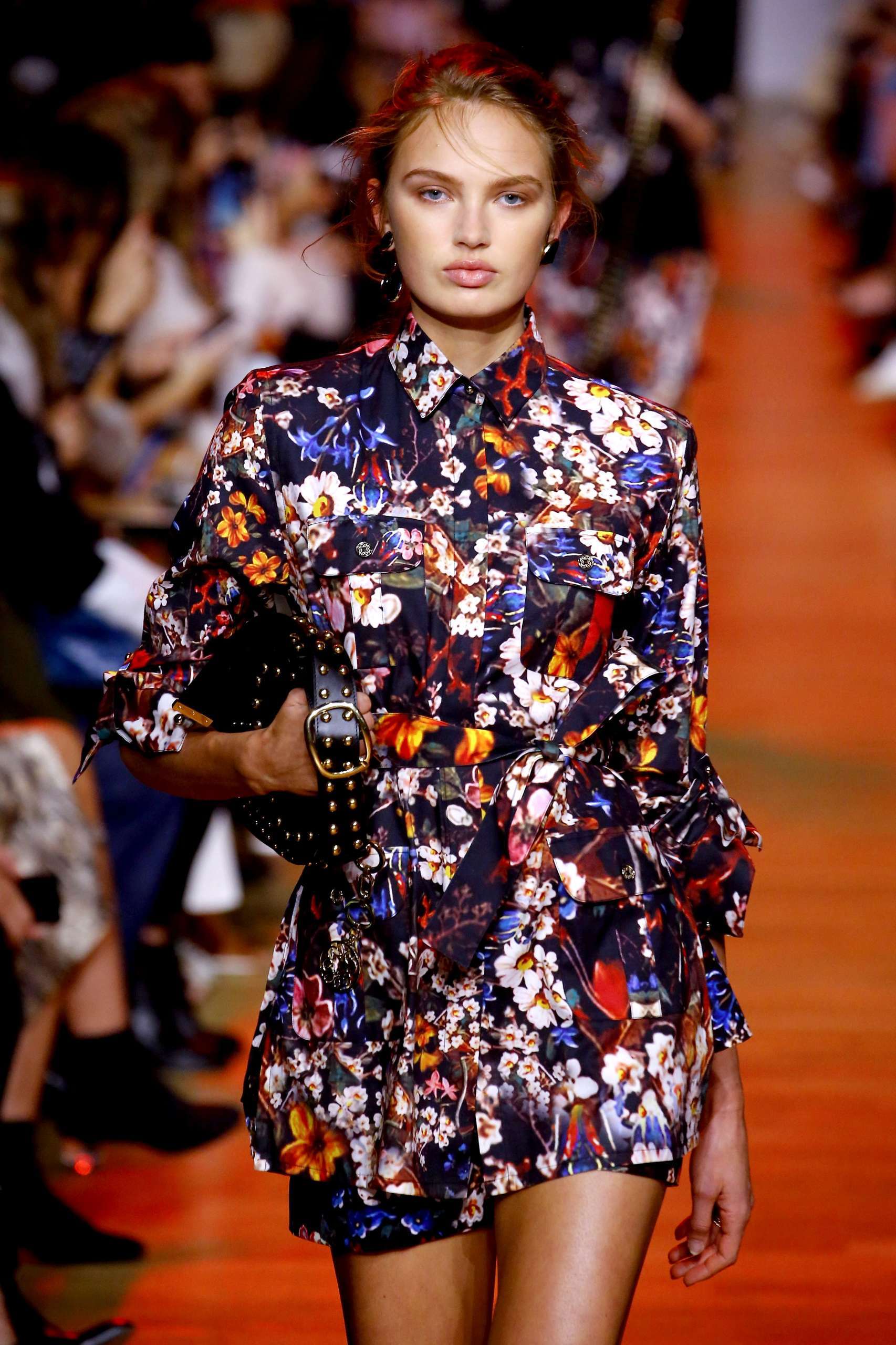 Romee Strijd at Elie Saab Show Runway Spring Summer 2019 at Paris Fashion Week